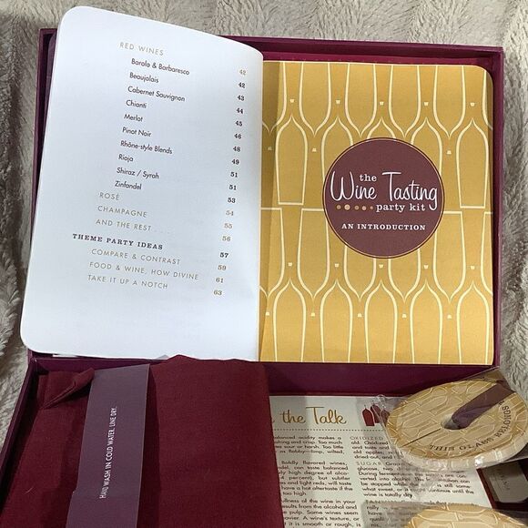 Wine Tasting Party Kit NWOT - Picture 4 of 7